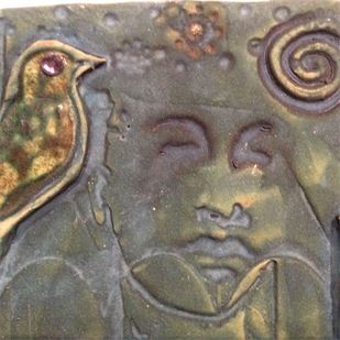 texture detail of tile work